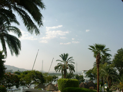 luxor hilton view from club room